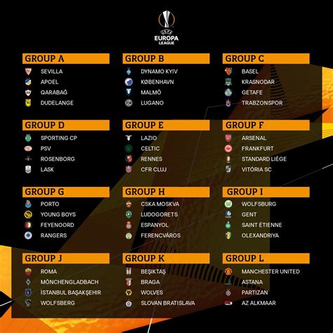 europa league draw odds
